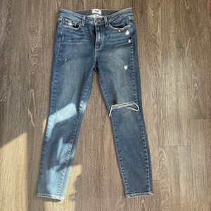 Paige Women's Blue and Navy Jeans